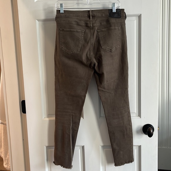 True Religion Army Green Size 29 Skinny Ankle Jeans - Picture 6 of 6